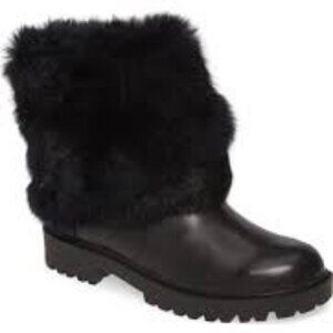 CHARLES DAVID Regent Boot with Genuine Rab…